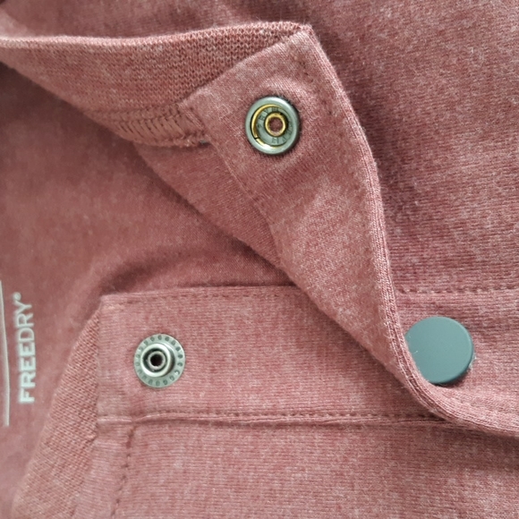 NWT Eddie Bauer Small Adventurer Henley Seawool Short Sleeve Shirt - Picture 14 of 16